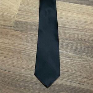 Stafford Black Necktie